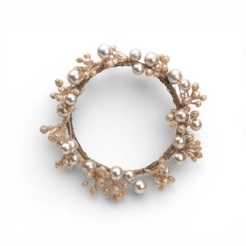 CORONCINA GLITTER CM.16 PLATIN